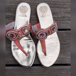 Vince Camuto Embedded Thong Sandals Women Size 9½